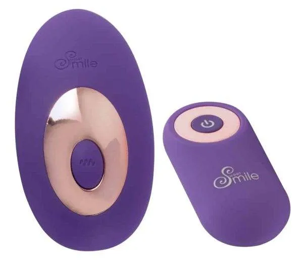 Sweet Smile RC Panty Vibrator - Auflegevibrator für unterwegs Lila/Rosegold