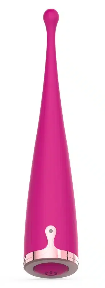 Couples Choice Lustpunkt-Vibrator. 10 Modi, abgerundete Spitze. Pink/Rosegold