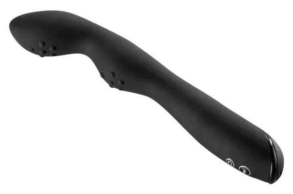 Rebel Analvibrator - Intensive Stimulation, 7 Modi, biegsam Schwarz/Weiß Rebel Analvibrator - Intensive Stimulation, 7 Modi, biegsam Schwarz/Weiß