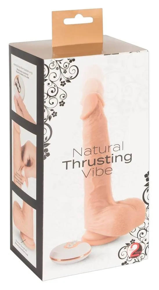 05974570000_verp You2Toys Stoßvibrator mit Saugfuß - Realistisches Design, kabellose Fernbedienung