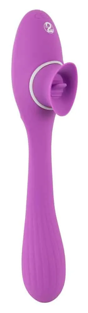 You2Toys - FlexiVibe: Rabbitvibrator mit Leckfunktion Lila/Weiß You2Toys - FlexiVibe: Rabbitvibrator mit Leckfunktion Lila/Weiß
