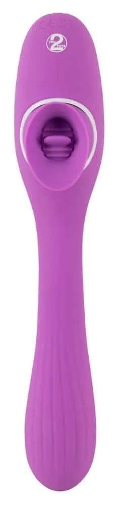 You2Toys - FlexiVibe: Rabbitvibrator mit Leckfunktion Lila/Weiß You2Toys - FlexiVibe: Rabbitvibrator mit Leckfunktion Lila/Weiß