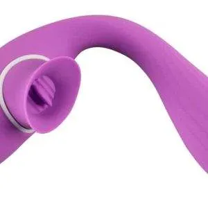 You2Toys - FlexiVibe: Rabbitvibrator mit Leckfunktion Lila/Weiß You2Toys - FlexiVibe: Rabbitvibrator mit Leckfunktion Lila/Weiß – Bild 4