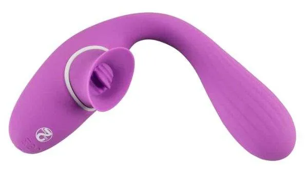 You2Toys - FlexiVibe: Rabbitvibrator mit Leckfunktion Lila/Weiß You2Toys - FlexiVibe: Rabbitvibrator mit Leckfunktion Lila/Weiß