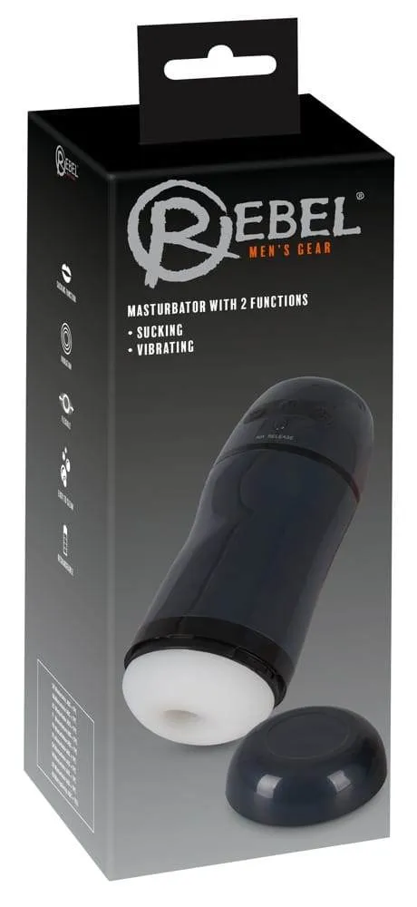 05986400000_verp Rebel Masturbator - Saug- und Vibrationsfunktion Anthrazit/Schwarz