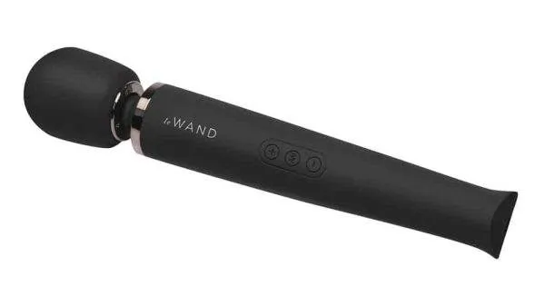 le Wand Massagestab - Großer Massagekopf, 20 Vibrationsmodi Black