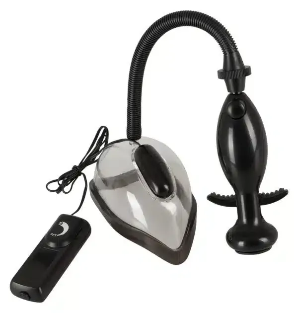 You2Toys Mega Schamlippen Sauger Schwarz/Transparent
