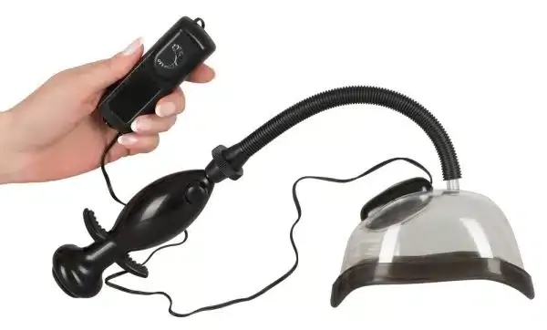 You2Toys Mega Schamlippen Sauger Schwarz/Transparent