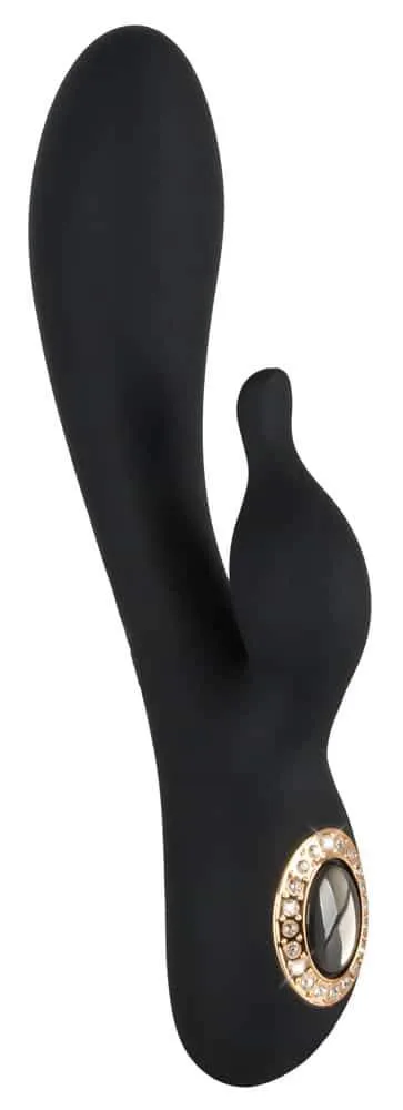 Cleopatra Rabbit Vibrator - Intensiver Genuss, wasserdicht & wiederaufladbar Schwarz/Gold