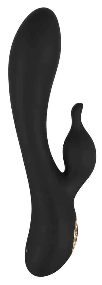 Cleopatra Rabbit Vibrator - Intensiver Genuss, wasserdicht & wiederaufladbar Schwarz/Gold