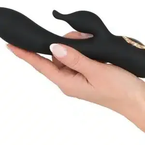 Cleopatra Rabbit Vibrator - Intensiver Genuss, wasserdicht & wiederaufladbar Schwarz/Gold Cleopatra Rabbit Vibrator - Intensiver Genuss, wasserdicht & wiederaufladbar Schwarz/Gold – Bild 5