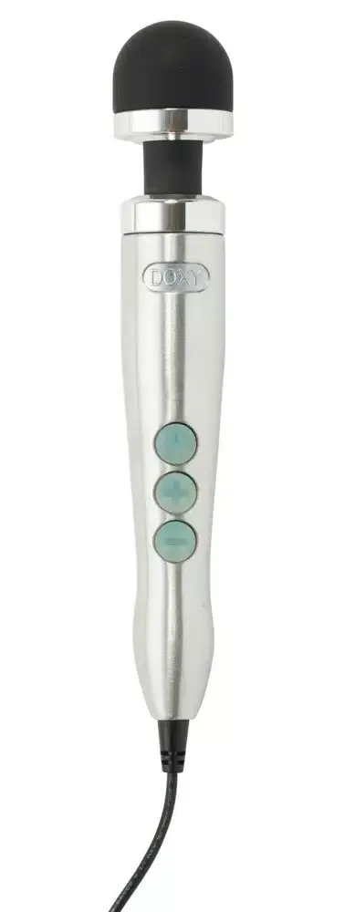 Doxy Netzgebundener Massagestab - Die Cast 3 (28cm, Ø 4,5cm) Silver