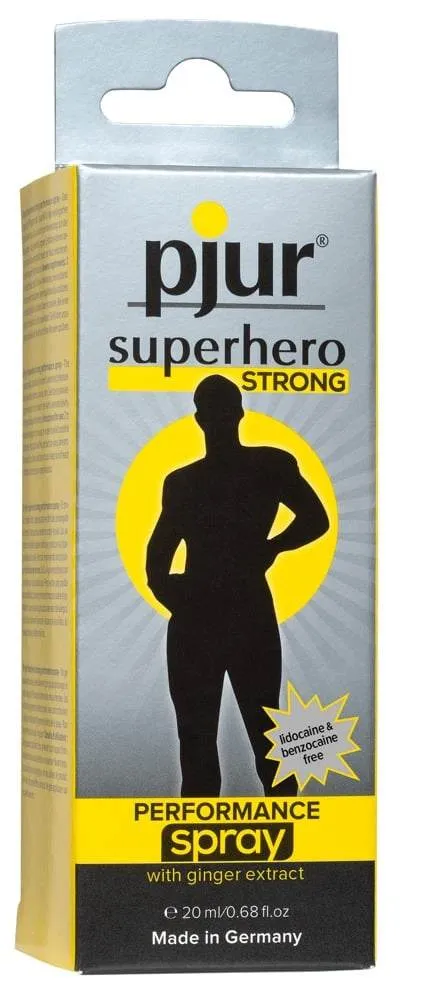 06108100000_verp pjur Superhero - Verzögerungsspray mit Ingwer-Extrakten ohne (20 ml)