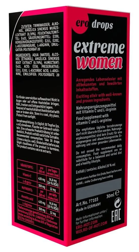 HOT Spain Fly - Nahrungsergänzungsmittel für Frauen (30 ml) transparent 30 ml HOT Spain Fly - Nahrungsergänzungsmittel für Frauen (30 ml) transparent 30 ml