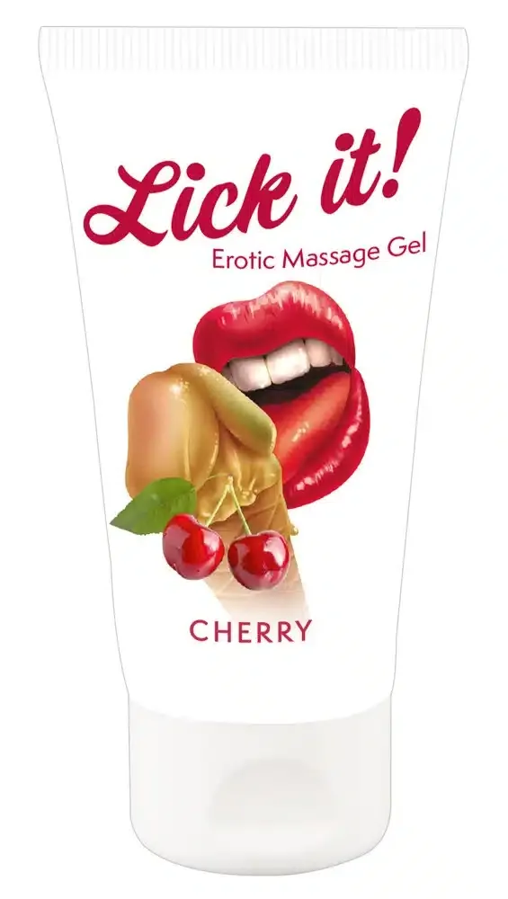 Lick it! Kirschgel für erotische Massagen Kirsche (50 ml)