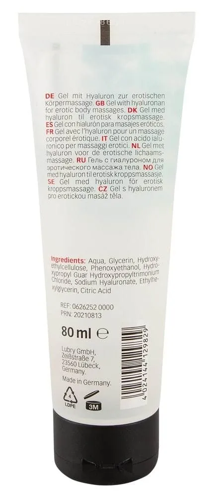Just Play Hyaluron Gleitgel - Pflegendes Wasserbasis-Gleitgel mit Hyaluron, vegan und latexkondomsicher (80 ml) Just Play Hyaluron Gleitgel - Pflegendes Wasserbasis-Gleitgel mit Hyaluron, vegan und latexkondomsicher (80 ml)