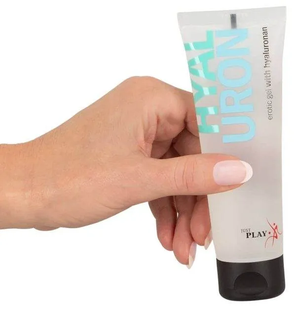 Just Play Hyaluron Gleitgel - Pflegendes Wasserbasis-Gleitgel mit Hyaluron, vegan und latexkondomsicher (80 ml) Just Play Hyaluron Gleitgel - Pflegendes Wasserbasis-Gleitgel mit Hyaluron, vegan und latexkondomsicher (80 ml)