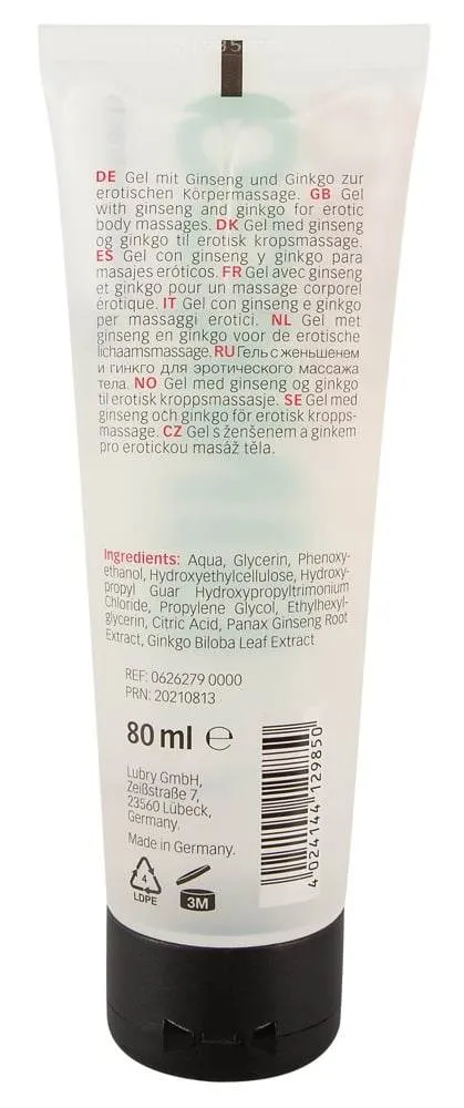 Brand: Just Play | Waterbased Ginseng & Ginkgo Stimulating Lubricant - 80ml Brand: Just Play | Waterbased Ginseng & Ginkgo Stimulating Lubricant - 80ml