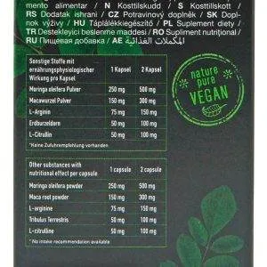 HOT Pure Moringa + Maca Man Power - Nahrungsergänzungsmittel, 60 Kapseln HOT Pure Moringa + Maca Man Power - Nahrungsergänzungsmittel, 60 Kapseln – Bild 5