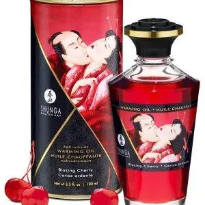 Shunga Aphrodisiac Warming Oil - Blazing Cherry (100ml) Blazing Cherry (100 ml) Shunga Aphrodisiac Warming Oil - Blazing Cherry (100ml) Blazing Cherry (100 ml) – Bild 2