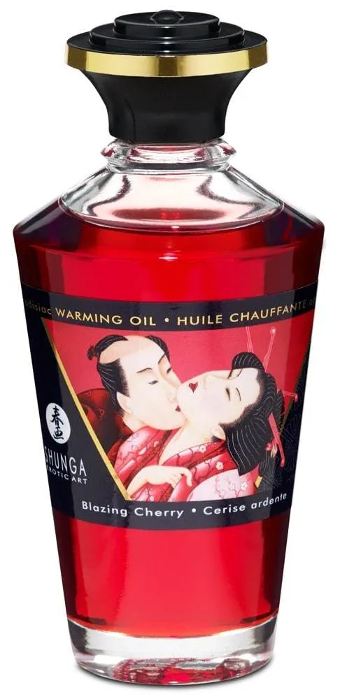 Shunga Aphrodisiac Warming Oil - Blazing Cherry (100ml) Blazing Cherry (100 ml) Shunga Aphrodisiac Warming Oil - Blazing Cherry (100ml) Blazing Cherry (100 ml)