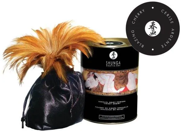 06275500000_nor_a Shunga Sweet Snow - Luxuriöser Körperpuder mit Blazing Cherry Aroma Blazing Cherry (228 g)