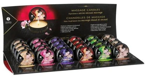 06277980000_nor_a Shunga Mini Massagekerzen - 6 Düfte, 24 Stk. (30 ml)