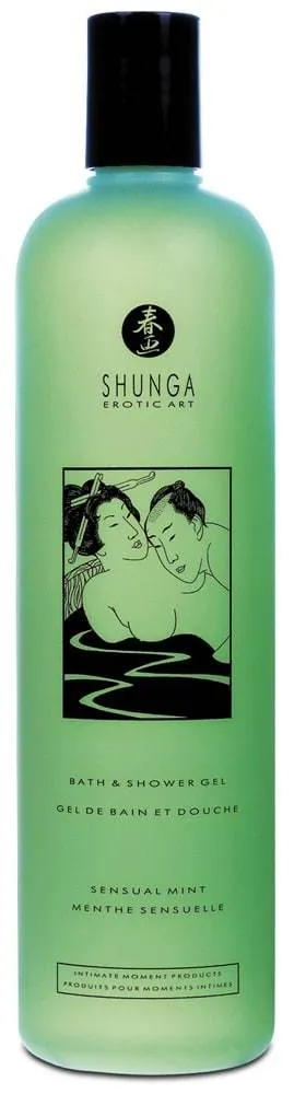 Shunga Sensual Mint Duschgel - Luxuspflege für sinnliches Badevergnügen Sensual Mint (500 ml) Shunga Sensual Mint Duschgel - Luxuspflege für sinnliches Badevergnügen Sensual Mint (500 ml)