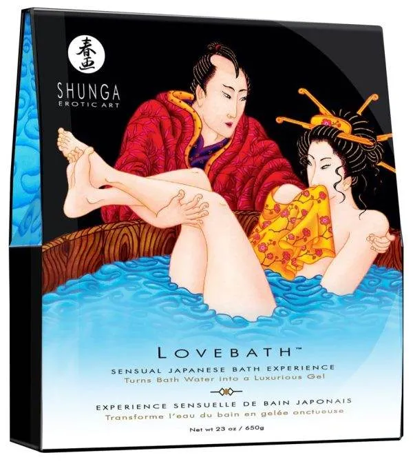 Shunga Lovebath Ocean - Luxuriöses 2-Komponenten-Badepulver (70 Zeichen) Ocean Temptation (650 g) Shunga Lovebath Ocean - Luxuriöses 2-Komponenten-Badepulver (70 Zeichen) Ocean Temptation (650 g)