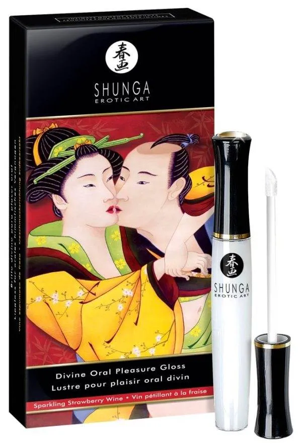 Shunga Oralsex-Lipgloss Erdbeere 10ml Strawberry Sparkling Wine (10 ml) Shunga Oralsex-Lipgloss Erdbeere 10ml Strawberry Sparkling Wine (10 ml)
