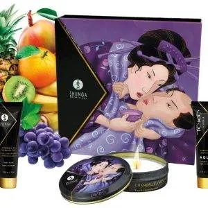 Shunga Geisha's Secret Kit - Sinnliche Massage & Liebesspiele Exotic Fruits Shunga Geisha's Secret Kit - Sinnliche Massage & Liebesspiele Exotic Fruits – Bild 1