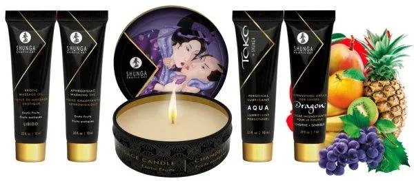 Shunga Geisha's Secret Kit - Sinnliche Massage & Liebesspiele Exotic Fruits Shunga Geisha's Secret Kit - Sinnliche Massage & Liebesspiele Exotic Fruits