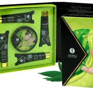 Shunga Geisha's Secret Set - Luxuriöse Miniaturen für sinnliche Massagen Exotic Green Tea Shunga Geisha's Secret Set - Luxuriöse Miniaturen für sinnliche Massagen Exotic Green Tea – Bild 4