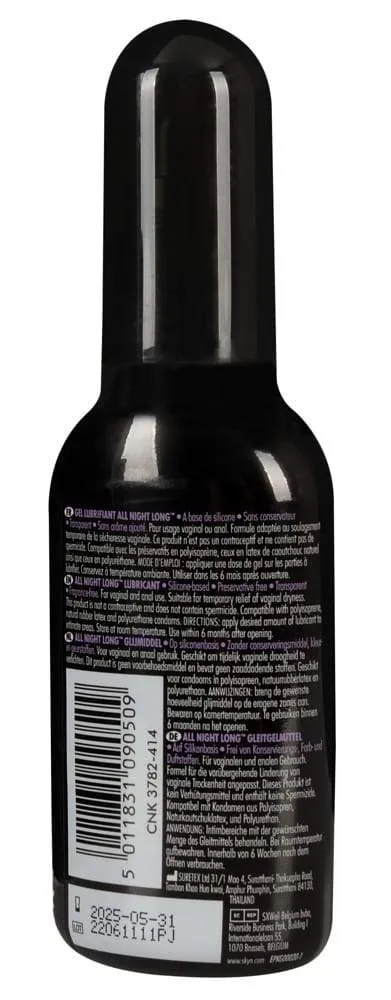 SKYN All Night Long - Silikonbasiertes Premium Gleitgel (80 ml) (80 ml) SKYN All Night Long - Silikonbasiertes Premium Gleitgel (80 ml) (80 ml)