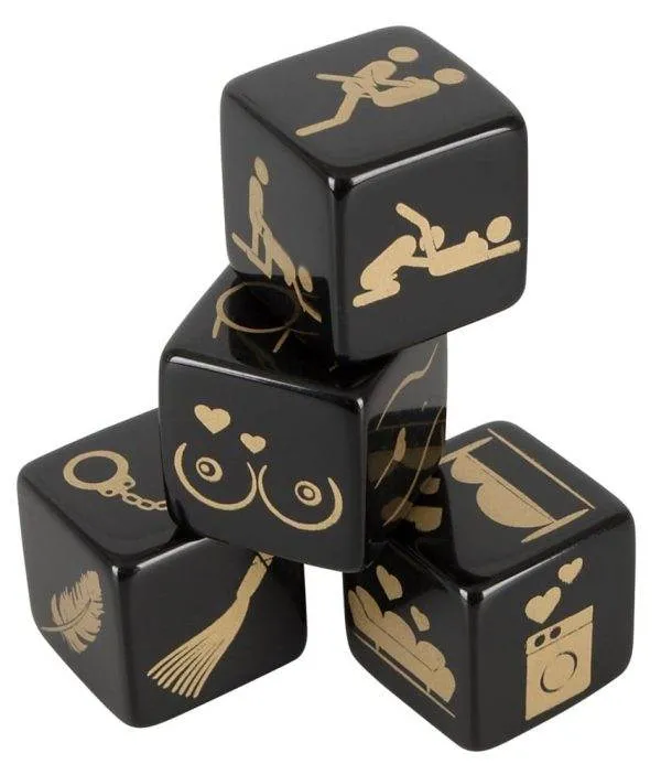 Erotic Dice Set - 4er Würfelset mit Motiv-Aufdruck (4 Stück) Erotic Dice Set - 4er Würfelset mit Motiv-Aufdruck (4 Stück)