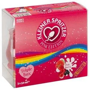 Kleiner Spritzer Pink Edition - 3er-Pack, freche Penis-Flaschen Pink Berry (3 Stück) Kleiner Spritzer Pink Edition - 3er-Pack, freche Penis-Flaschen Pink Berry (3 Stück) – Bild 1