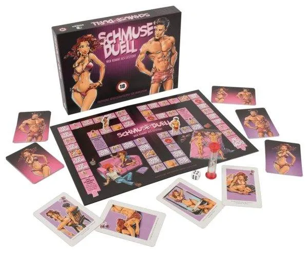 Verführerisches Brettspiel: Schmuse-Duell - Das erotische Spiel für Paare Bunt (57 Teile) Verführerisches Brettspiel: Schmuse-Duell - Das erotische Spiel für Paare Bunt (57 Teile)