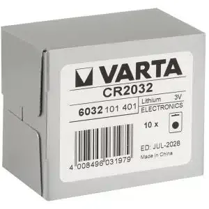 Varta CR2032 Batterie 10x1er - Altbewährte Qualität für lange und zuverlässige Leistung Varta CR2032 Batterie 10x1er - Altbewährte Qualität für lange und zuverlässige Leistung – Bild 1
