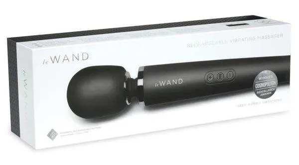07524950000_verp PowerBliss Massagestab - Starker strombetriebener Vibrator mit 20 Vibrationsmodi und Reisetasche