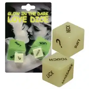 Love Dice Glow-in-the-Dark Liebeswürfel fluoreszierend Love Dice Glow-in-the-Dark Liebeswürfel fluoreszierend – Bild 4