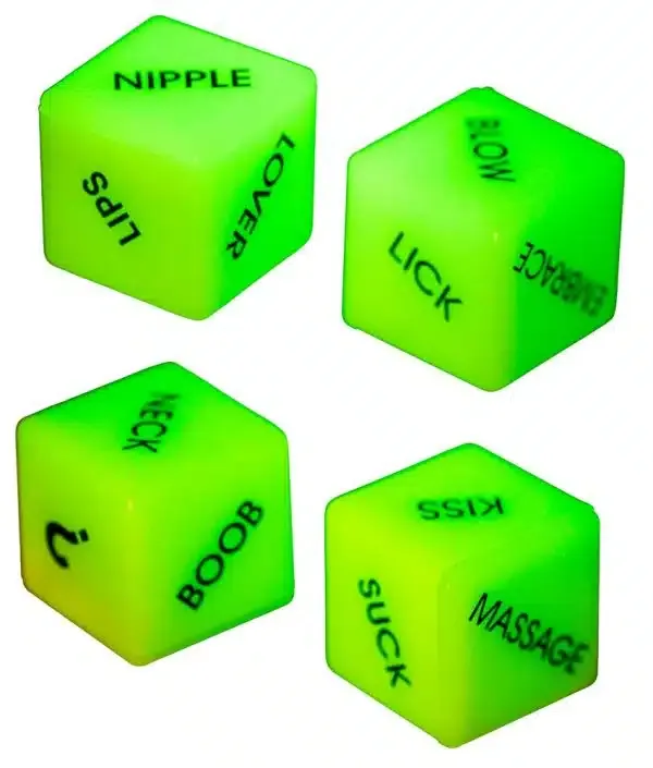 Love Dice Glow-in-the-Dark Liebeswürfel fluoreszierend