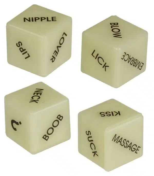 Love Dice Glow-in-the-Dark Liebeswürfel fluoreszierend