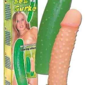 Spritz-Gurke - Naturdildo mit Noppen Spritz-Gurke - Naturdildo mit Noppen – Bild 4