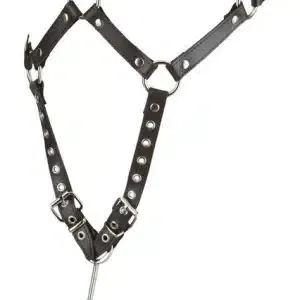 ZADO Leder Harness mit Vagina-Kugel S-L ZADO Leder Harness mit Vagina-Kugel S-L – Bild 5
