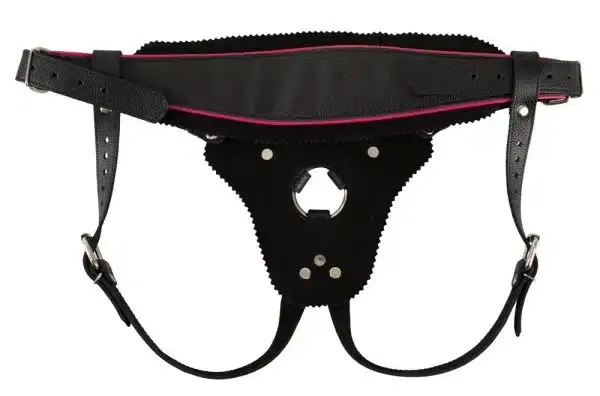 ZADO Trachten Strap-On schwarz-pink S-L