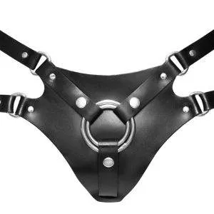 ZADO Leder Hüftgurt für Dildo/Vibrator 2XL ZADO Leder Hüftgurt für Dildo/Vibrator 2XL – Bild 5