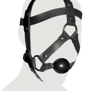 ZADO Lederkopfgeschirr mit Knebel unisize ZADO Lederkopfgeschirr mit Knebel unisize – Bild 4