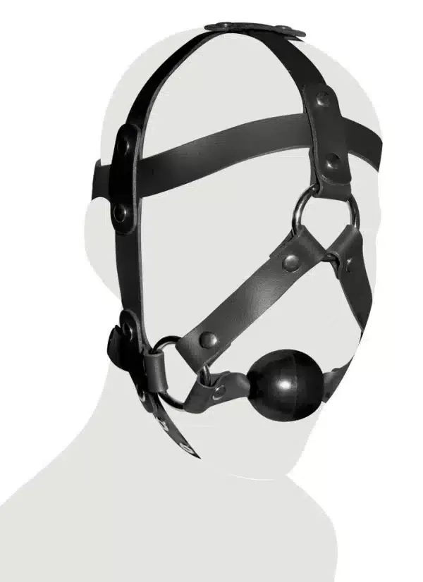 ZADO Lederkopfgeschirr mit Knebel unisize ZADO Lederkopfgeschirr mit Knebel unisize