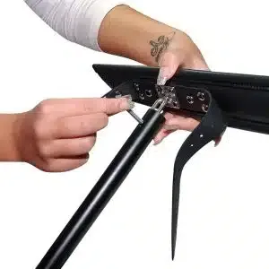 ZADO Bodenpranger - Einfache Montage, weich gepolsterte Leder-Fesseln unisize ZADO Bodenpranger - Einfache Montage, weich gepolsterte Leder-Fesseln unisize – Bild 4