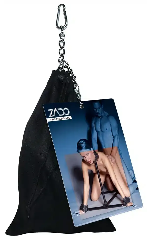ZADO Bodenpranger - Einfache Montage, weich gepolsterte Leder-Fesseln unisize